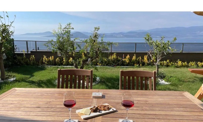 Bogazici Condominio | Brand New Home with Gorgeous Sea View & Yard