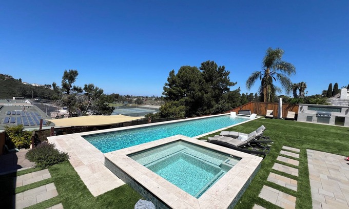 San Carlos Casa | Brand NEW! Luxury Oasis In San Diego, Pool/Spa, Sauna, Fire Pit, BBQ, EV Charger