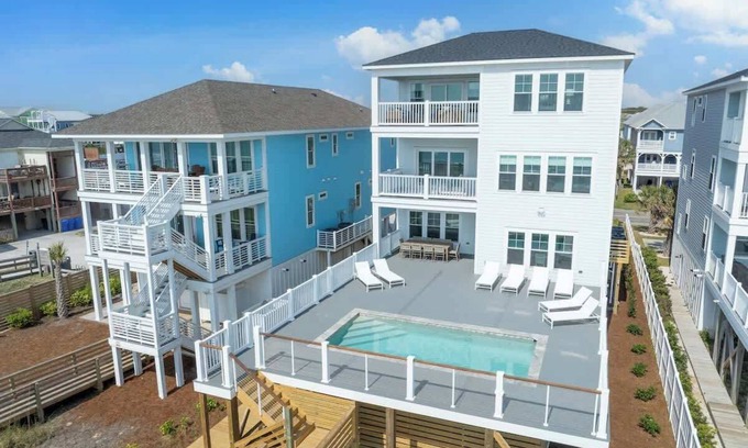 Wilmington Beach Casa | Memory Maker - 8 Bedroom, Oceanfront, Private Pool, New Construction