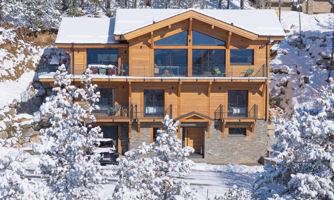 Les Angles Chalet De Esquí | Brand-new, top-of-the-range chalet with panoramic views (sauna, steam room, billiards)