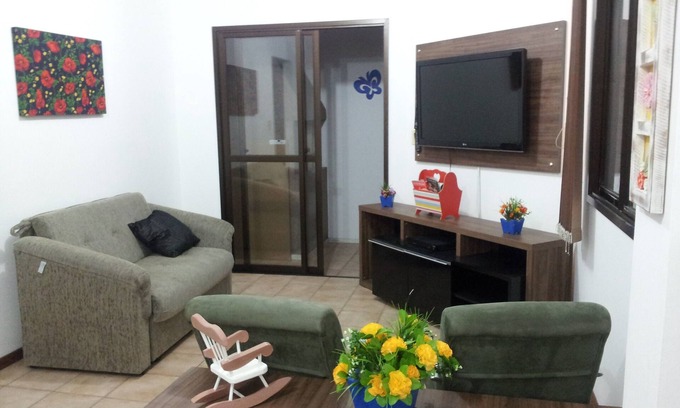 Centro Apartamento | Brasil apartamento 2 dormitorios SEA QUADRA Avenue en el centro comercial !!