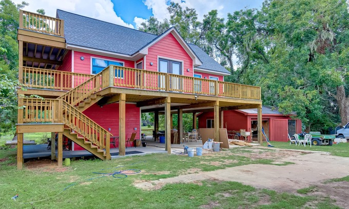 Texas Gulf Coast Region Casa | Brazos Bend Tree House en Big Creek