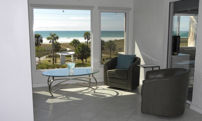 Siesta Key Condominio | Impresionantes vistas del golfo completo a pasos de las arenas blancas de Siesta Key Beach