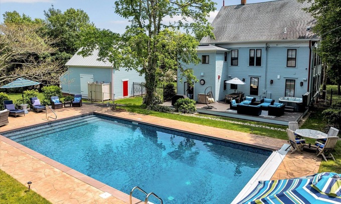 Harwich Casa | Breathtaking Harwich Retreat w/ Heated Pool and Spa RPAM086