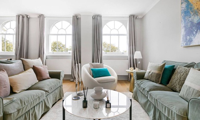 Brompton & Hans Town Apartamento | Breathtaking Penthouse Views Over Hyde Park