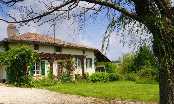 Verlhac-Tescou Casa | Vistas impresionantes - Granja y piscina francesas - Suroeste de Francia