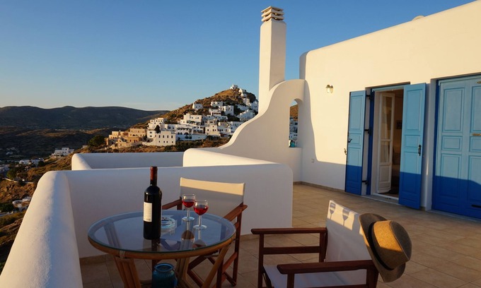 Ios Villa | Impresionante experiencia de vista ubicada en el centro de Ios