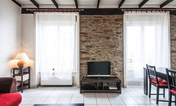 Rive Droite Apartamento | BREST Grand T3 cerca del centro de la ciudad, el puerto. Estacionamiento y wifi gratis