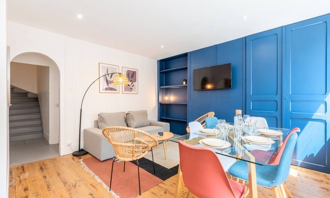 Wazemmes Apartamento | Bright 3-bedroom 2-bathroom flat
