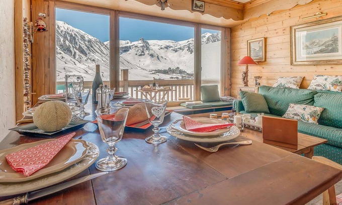 Tignes le Lac Apartamento | Luminoso apartamento 3 hab - 7 pers - Balcón, WIFI, Sábanas incluidas