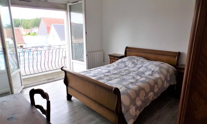 Berck-sur-Mer Apartamento | Luminoso apartamento de 60m², balcón, espacios verdes compartidos, estacionamiento