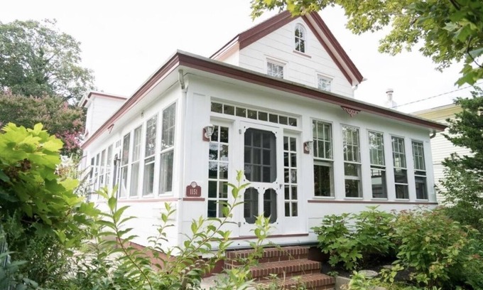 Village Green Casa | Bright and cheerful! Windows surround this historic Cape May retreat!