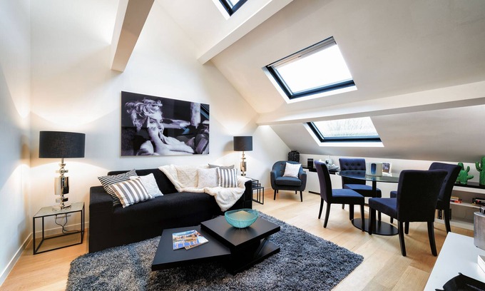 Ixelles Apartamento | Apartamento luminoso y de diseño en el último piso - Quartier Louise