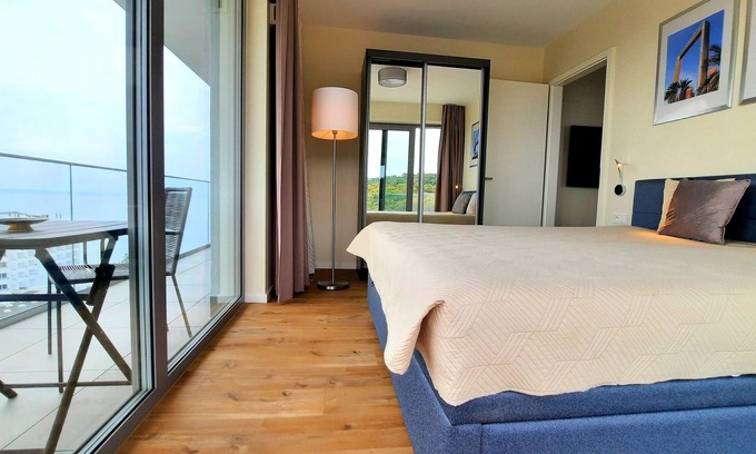 Miedzyzdroje Apartamento | Bright apartment A102 with sea view near the beach 2 bedroom terrace