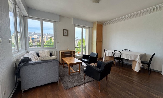 Saint-Jean Apartamento | Bright apartment near Château de Caen