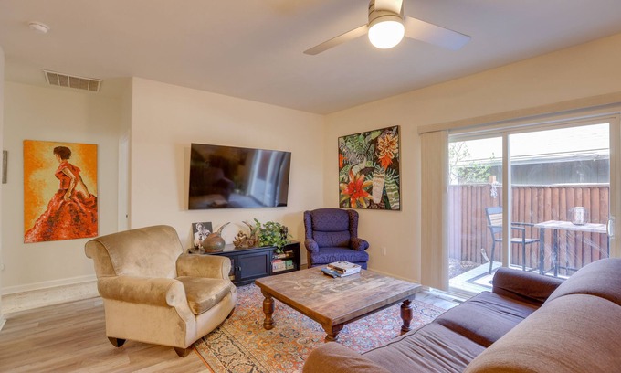 Old Farm District Casa | Bright Bend Home w/ Patio < 3 Mi to Downtown!