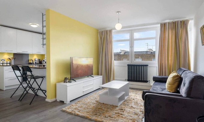 Somers Town Apartamento | Bright Central London Flat / 10 mins to Oxford St