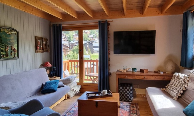 Plagne 1800 Apartamento | Dúplex luminoso 6/7 pers, acceso a pistas, WIFI, se admiten mascotas
