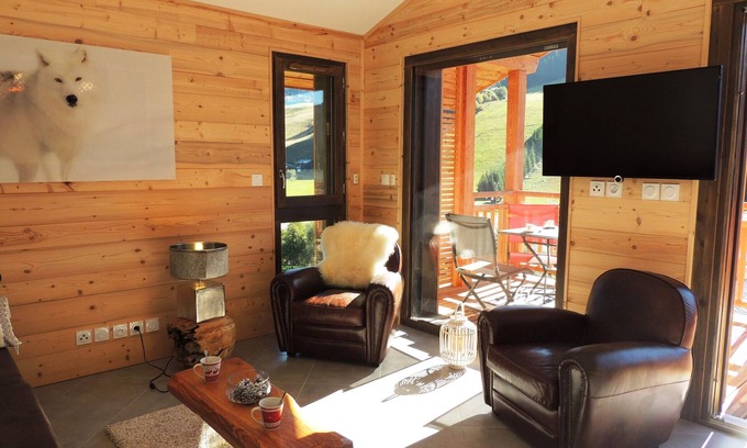 Les Gets Apartamento | Apartamento T3 dúplex luminoso con garaje y WIFI en Les Gets