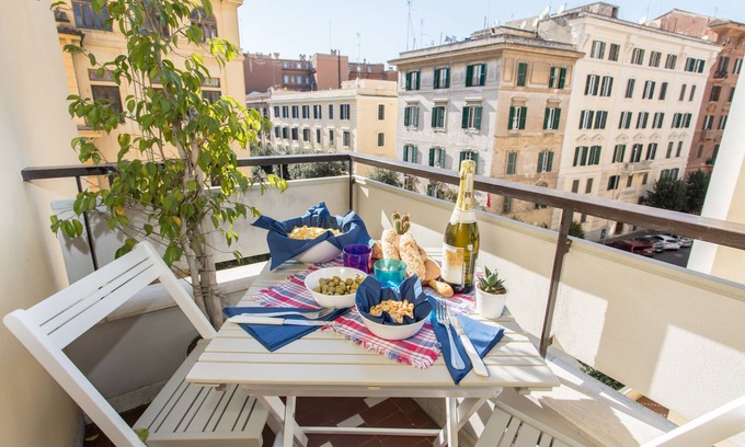Vatican Apartamento | Casa brillante en Roma, sombra del Vaticano