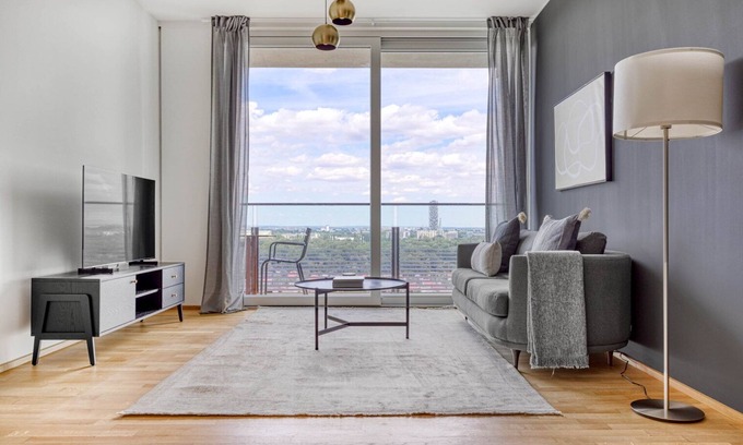 Erdberg Apartamento | Bright Landstraße 1BR w/ Pool & DM, nr U3 Erdberg, by Blueground