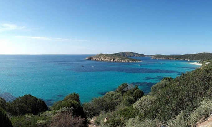 Santa Margherita di Pula Casa | PANORAMA DE LUZ CASA CERCA DEL MAR EN CONDOMINIO CON PISCINA