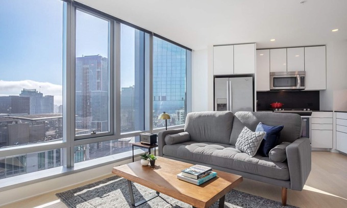 Rincon Hill Apartamento | Bright Rincon Hill 1BR w/ Gym + W/D near Silicon Valley, by Blueground