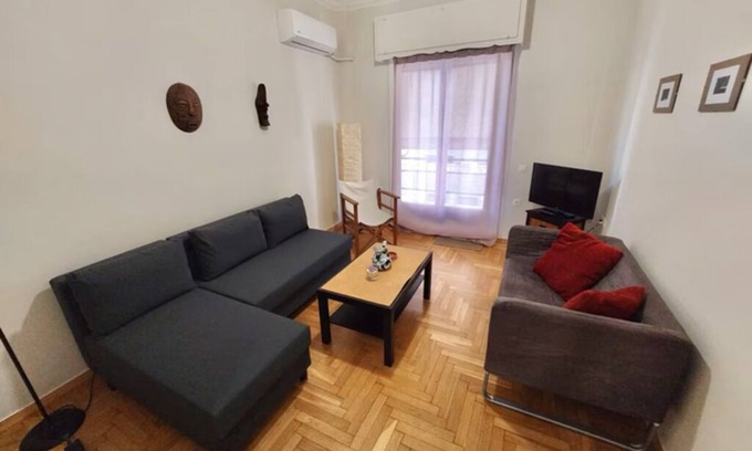 Ilisia Apartamento | Bright & Spacious 1BR Apt Athens, Goudi