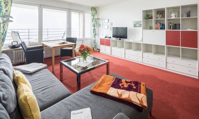 Norderney Apartamento | Bright, spacious 2-room vacation apartment in a prime island location with sea views!