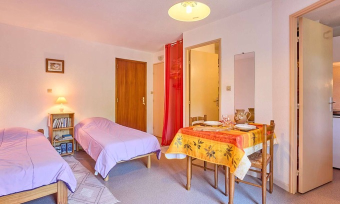 Barbotan-les-Thermes Apartamento | Estudio luminoso con balcón, mascotas permitidas, Wifi gratis