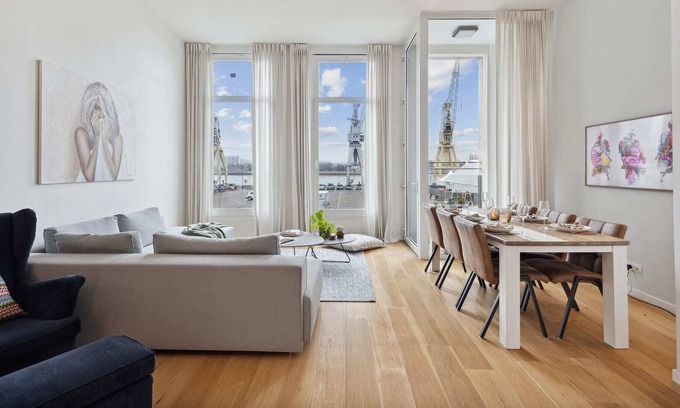 De Kaaien Apartamento | Bright waterfront apartment