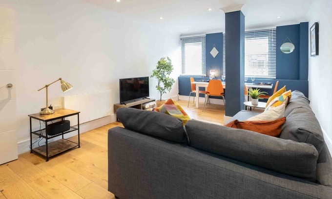 Bristol City Centre Apartamento | Apartamento-Ciudad-Baño Privado-Vista a la Ciudad