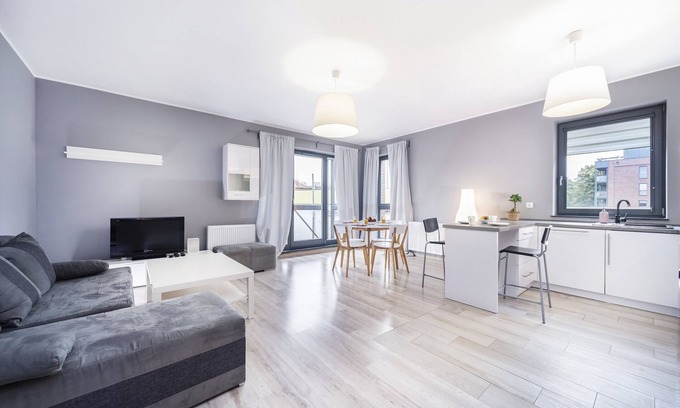 Zaspa Apartamento | Browar Gdanski, One bedroom Deluxe
