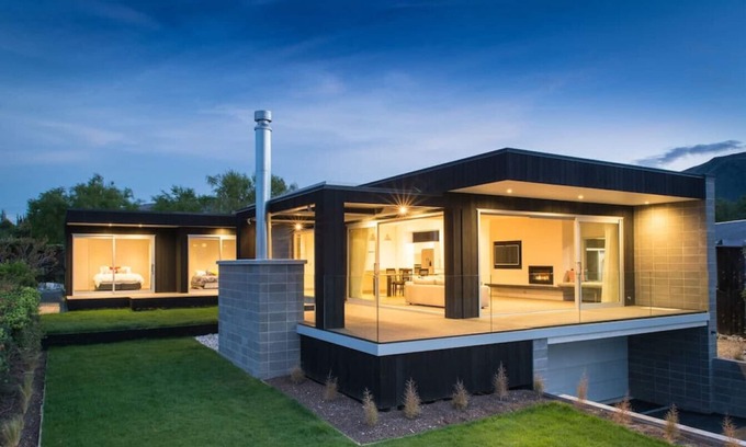 Wanaka Casa | Casa de diseño arquitectónico, cerca del lago Wanaka y a poca distancia de la ciudad