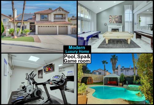 Green Valley North Casa | Buddha Play Modern with Pool & Spa Sauna Near Vegas strip