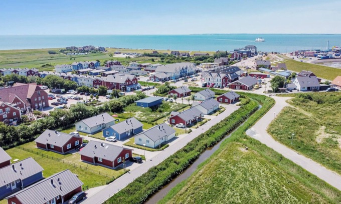 Dagebuell Apartamento | Bude 6 directly on the dike in Dagebüll for 2 persons with water view