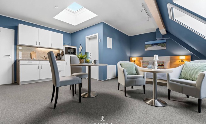 Dagebuell Apartamento | Bude 8 directly on the dike in Dagebüll for 2 persons with water view