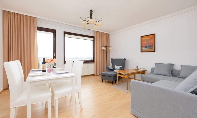 West Pomeranian Voivodeship Apartamento | Budowlana 23 | Apartment | Balcony with View