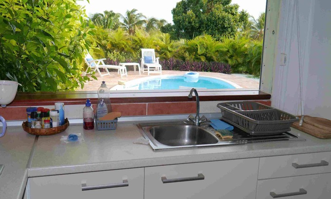 Saint-Francois Casa | BUNGALOW CON ENCANTO 3 HABITACIONES CON PISCINA PRIVADA SAINT-FRANCOIS