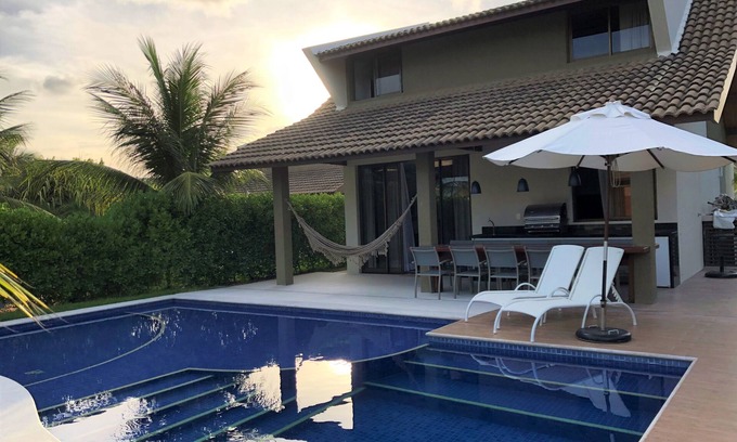 Porto de Galinhas Casa | Bungalow Malawi Resort con vista al mar y piscina privada. Lujo y confort