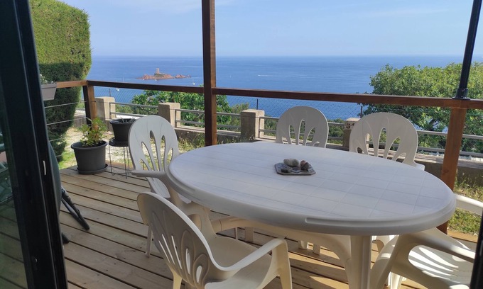 Saint-Raphael Casa | Bungalow Récent vue Mer, Plage à Pied