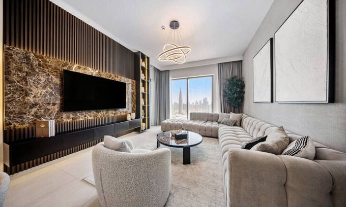 Za'abeel 2 Apartamento | Burj View | Chic 2BR in DT Dubai