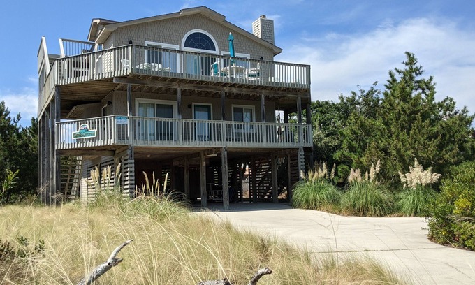 Carolina Dunes Casa | 'Byrd Sanctuary' Oceanside Home, Ocean y Sound Views