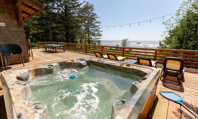 Gold Beach Casa | Byrdies-Casa-Baño Privado-Vista al mar