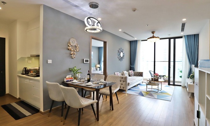 My Đinh Condominio | Căn hộ 2 phòng ngủ ấm áp tại vinhomes Skylake
