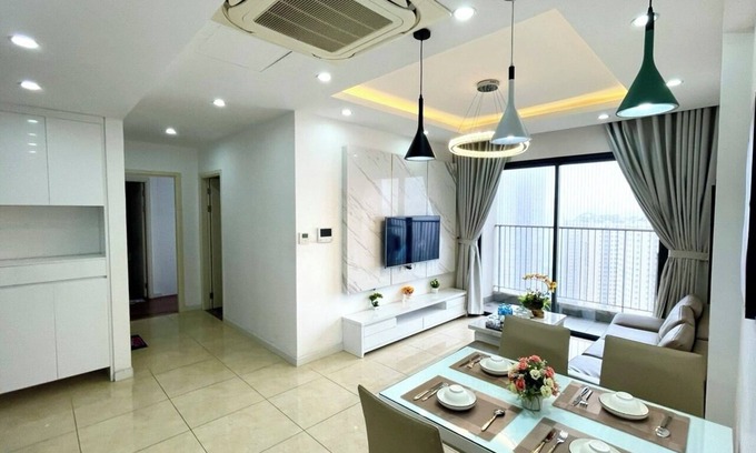 Trung Hoa Nhan Chinh Apartamento | Căn hộ 2 phòng ngủ, 2 phòng tắm sang trọng - Vinhomes D'Capitale