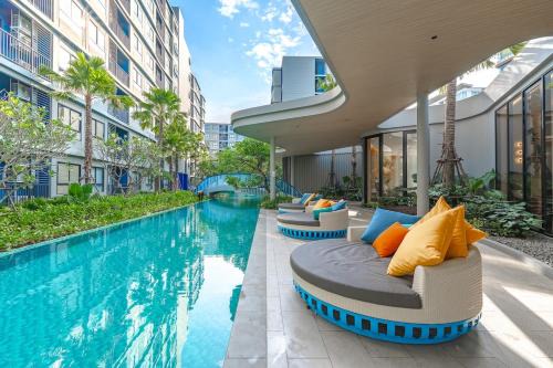 Kathu Apartamento | C175 Stylish Condo with Pool View D Condo Phuket