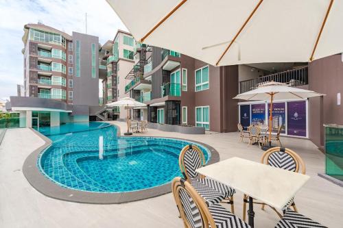 Phuket Apartamento | C220 Modern 1BR Pool, Gym, Game Room Cinema