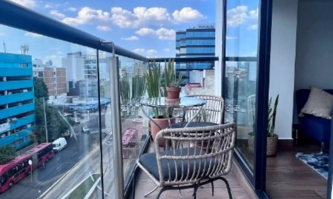 Narvarte Poniente Apartamento | C602- 2 BR /2 BTH - Una Habitación Piso, Capacidad 5