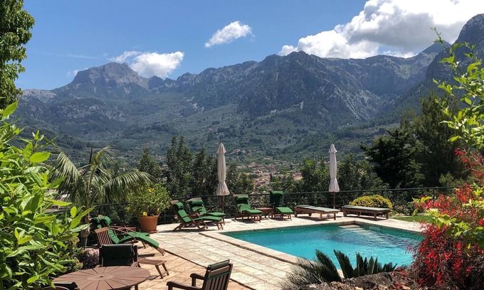 Soller Villa | Ca'n Pons, Villa con impresionantes vistas, Wi-fi, piscina privada y jardines #